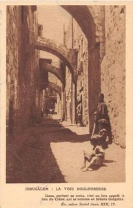 CPA ISRAEL JERUSALEM LA VOIE DOULOUREUSE - Picture 1 of 1
