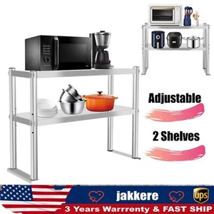 12" x 30" Edelstahl Kommerzielle Küche Vorbereitung Tisch mit Doppel Überregal - Bild 1 von 19