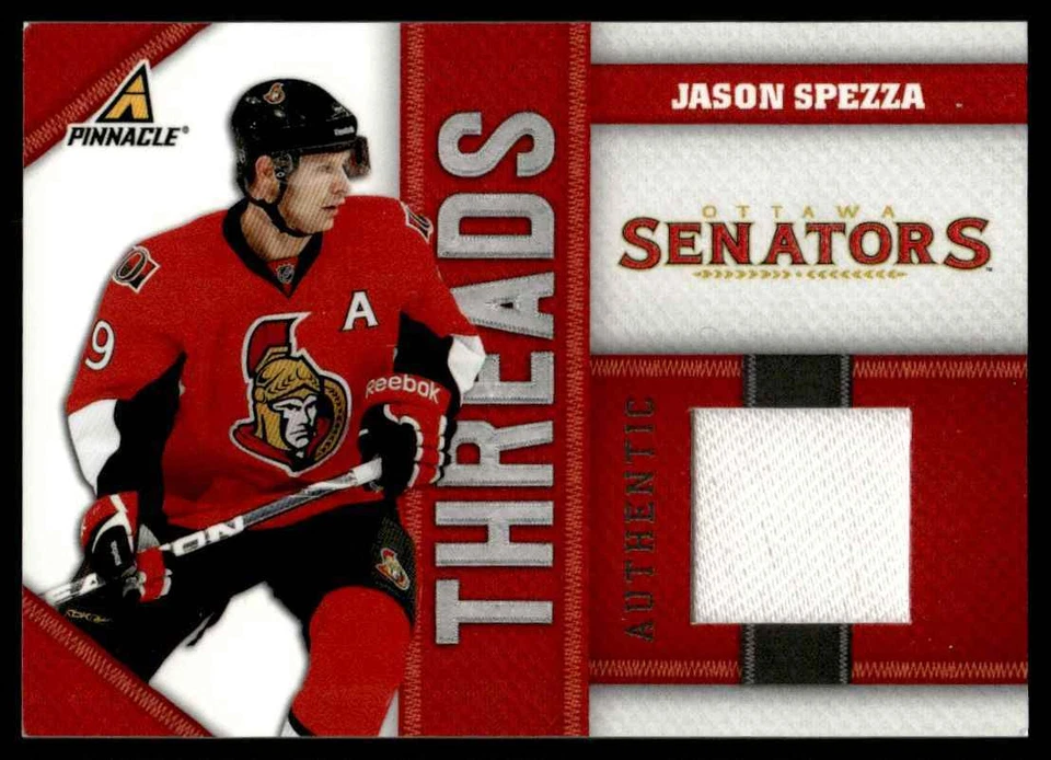 2010-11 Panini Pinnacle Threads Jason Spezza 237/499 Ottawa Senators #JS - Image 1 of 2