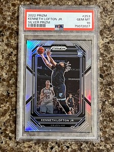 2022 PANINI PRIZM SILVER KENNETH LOFTON JR. ROOKIE CARD #253 PSA 10 MEMPHIS