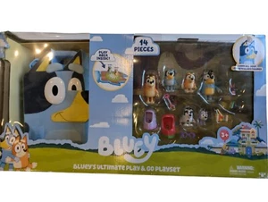 Moose Toys Bluey's Ultimate Play & Go Playset Action Figure 14 PCS for Ages 3+ - Picture 1 of 4