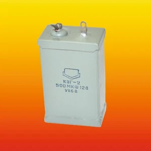 500 uF 12 V SET BESTEHEND AUS 1 RUSSISCHEM ELEKTROLYTKONDENSATOR KEG-2 - Bild 1 von 2