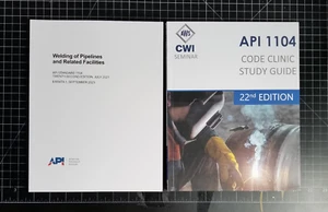 API 1104:2021 WELDING OF PIPELINES & RELATED FACILITIES + API-M:2023 STUDY GUIDE - Picture 1 of 5