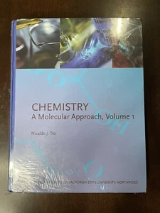 CHEMISTRY A MOLECULAR APPROACH, VOLUME 1 By Nivaldo J. Tro + Math Review Toolkit - Picture 1 of 5
