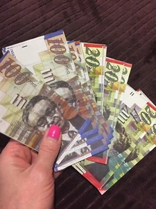 1 Pack Israeli Money, For Kids, Playing, Education, (20bills In Pack) New - Picture 1 of 10