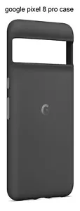 Google Pixel 8 Pro Case cover lid official authentic teampixel carbon new - Picture 1 of 3