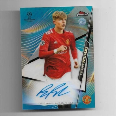 2020-21 Topps Finest UEFA Champions League Auto Card : Brandon Williams #150 - Image 1 of 3