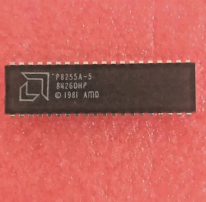 1pcs P8255A-5 IC CMOS PROGRAMMABLE PERIPHERAL INTERFACE 24 I/O DIP AMD - Imagen 1 de 2