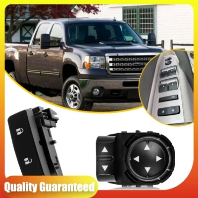 Power Mirror + Door Lock Switch Kit For 2007-2014 Chevrolet Silverado 3500 HD - Image 1 of 4