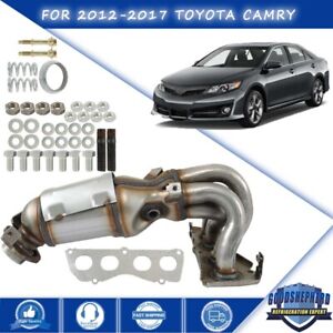 For 2012 2013 2014-2017 Toyota Camry 2.5L Front EPA Manifold Catalytic Converter
