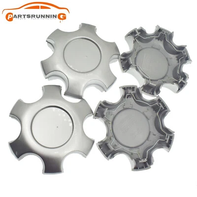 4PCS Wheel Hub Center Caps Set Silver For 2005 - 2015 Toyota Tacoma 42603-AD060 - Image 1 of 4