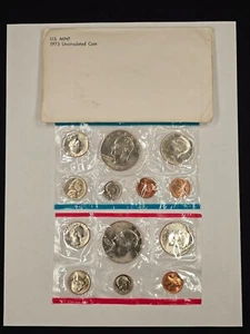 1973 P&D US Mint Set envelope & COA, 13 Coins - Picture 1 of 1