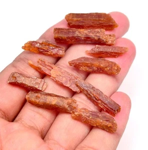 94.05 CT Natural Tanzania Orange Kyanite Crystals Specimen Rough- 20 To 30mm - Picture 1 of 6