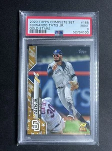 Fernando Tatis Jr 2020 Topps set completo 168 All Star Rookie Gold Stars PSA 9 - Foto 1 di 2
