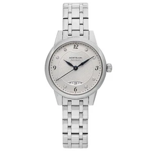 Montblanc Boheme 28mm Steel Diamond Dial Automatic Ladies Watch 116498 - Picture 1 of 5