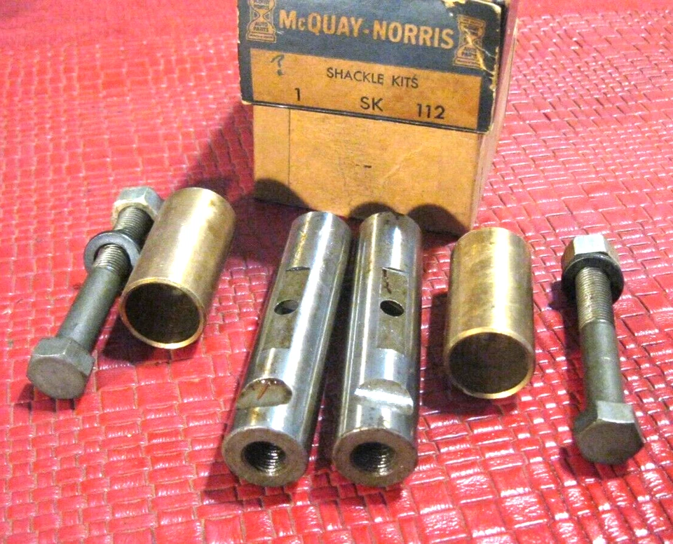 Nuevo kit de perno y buje de resorte trasero Mopar 1940-1947 Dodge Truck, 576042 Foto 1 de 2