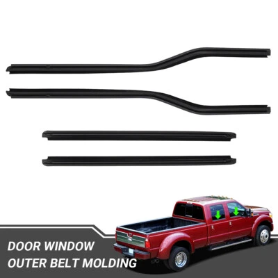 Window Outer Belt Molding For 1999 2000-2014 Ford F250 F350 F450 Super Duty - Image 1 of 4