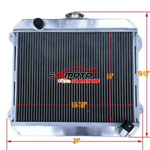 Alumnum Radiator For 1974-1979 1975 76 77 Datsun 510 720 620 610 L20B 2.0L L4 MT - Picture 1 of 5