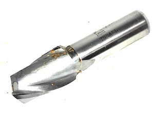 31/32" End Mill, 1-1/2" Flute, 3/4" Shank, 3-3/4" OAL, HSS (UE-12-N-4) - Picture 1 of 1