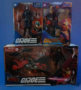 G.I Joe Classified *Cobra* Lot Of 3 Baroness W/c.o.i.l. Director Destro Cobra C - Bild 1 von 22