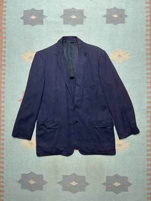 Abrigo deportivo vintage años 50 blazer gabardina desteñido azul marino Union hombre’s 40? Foto 1 de 4