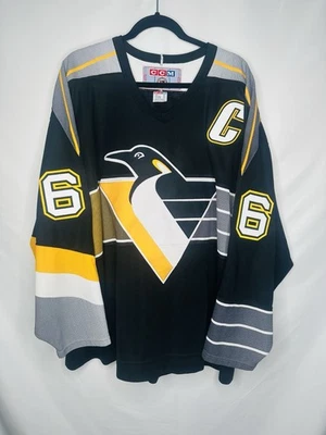 Pittsburgh Penguins CCM Alternate “Robopen” Jersey #66 Lemieux (2XL) - Image 1 of 4