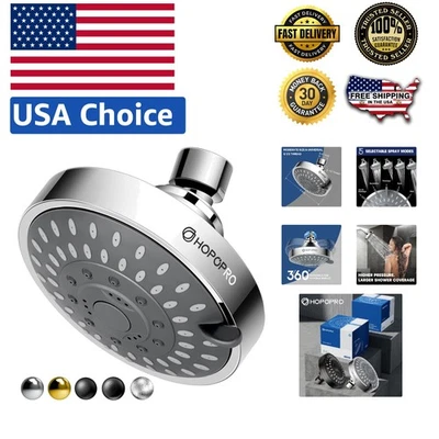 Ajuste de Cabezal de Ducha de Alta Presión Envy con Cuentas Ahorro de Agua Duradero Foto 1 de 4