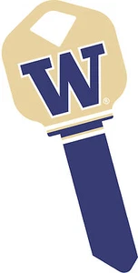 University of Washington UW Huskies Husky Schlüssel Rohling für Kwikset KW1 Dawgs - Bild 1 von 1