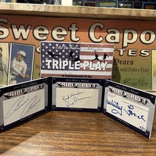 2019 Triple Play Autos Whitey Ford 1955 All Star Pitchers Beckett COA HOF Yanks