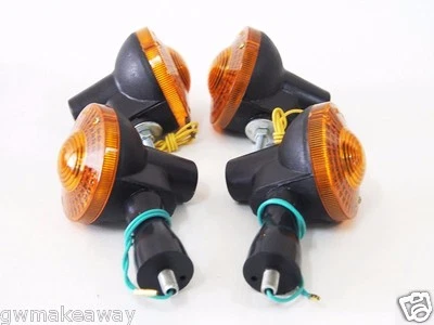 Передняя задняя лампа указателя поворота L R новая подходит для Yamaha DT100 1977 77-'83 DT125 1978-81 - Изображение 1 из 3