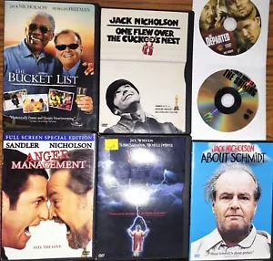 Jack Nicholson 7 DVD Lot About Schmidt Bucket List Departed The Shining Eastwick - Picture 1 of 10