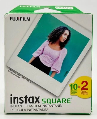 Geniune Fujifilm Instax Square Instant Film (20 Exposures) Expiry Feb 2025 - Image 1 of 4