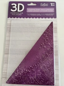 Gemini Crafter's Companion Flourishing Frame papercraft 3D embossing folder NEW - Picture 1 of 4