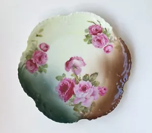 Vajilla retro vintage plato rosa Z S and C Bavaria de 8 pulgadas - Imagen 1 de 8
