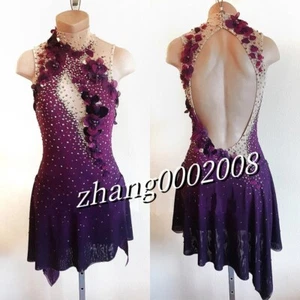 Stylish Competition Ice Figure Skating Dress/Baton Dance Twirling Tap Costume  - Picture 1 of 8