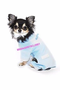 NEU Hip Doggie Blue Smoking Pullover Babyblau Kleidung Große L XL Neu mit Etikett - Bild 1 von 30