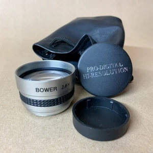 Bower 2.0x Digital Tele Camera lens with Bag - Picture 1 of 13
