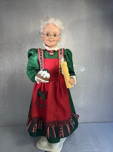 Holiday Creations Mrs Santa Claus animiert beleuchtet Weihnachten stehende Bewegung - Bild 1 von 10