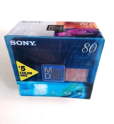 Lotto 5 MiniDisc Nuovi- SONY, BASF, MAXELL - 74/80 minuti - Immagine 1 di 4