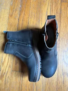 Pikolinos Leather Ankle Granada Boots Black 35 Women's US 4.5-5 Retail $210 - Picture 1 of 15