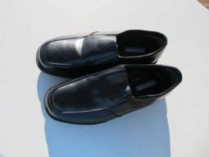 Zapatos sin cordones de cuero negro Nunn Bush Tucker para hombre talla 12 M - Imagen 1 de 7