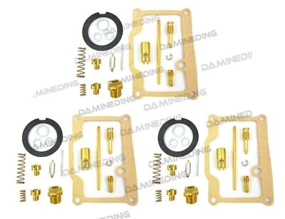 3 X Kit de reparación de carburador de reconstrucción de carburador H1 (73-75) KH500 (76) H2 (72-75) Foto 1 de 4