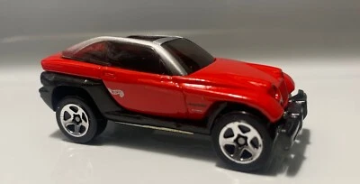 ** HOT WHEELS 1998 JEEP JEEPSTER CONCEPT CAR ~ RED DIE CAST MINT BLISTER PULL ** - Image 1 of 4