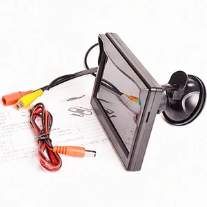 5in LCD Color Screen Display Car Monitor For Rear View Reverse Backup Camera DVD - Picture 1 of 10