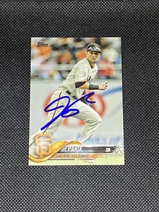 Joe Panik San Francisco Giants 2018 Topps Signed Auto Card #488 ~ COA - Picture 1 of 3