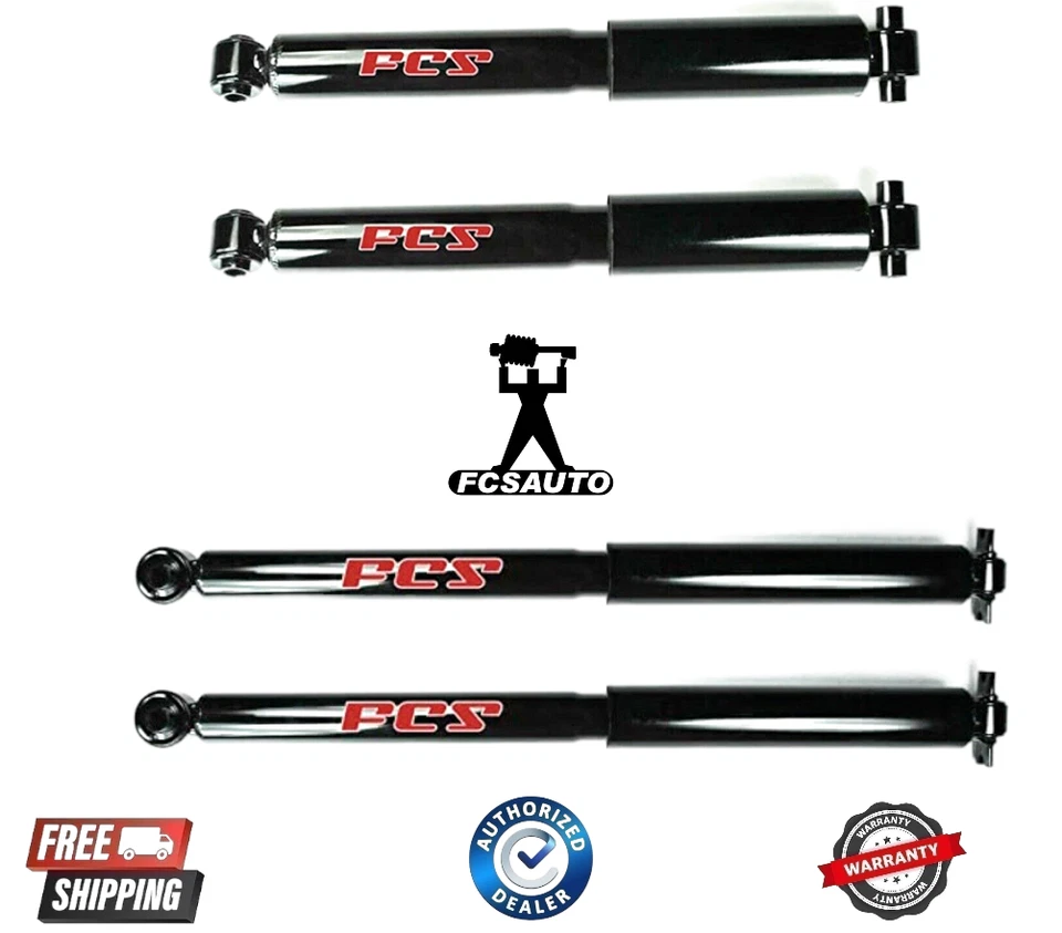 PREMIUM Front & Rear Shocks for 92 - 99 Chevy Suburban Tahoe Yukon K1500 4x4 4WD - Image 1 of 1