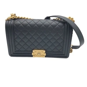 CHANEL Boy Chanel 25 A67086 Shoulder Bag Japan ookura - Picture 1 of 12