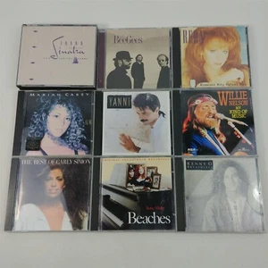 Pop Rock Country Music Carly Simon Willie Nelson Mariah Carey 9 CD Lot - Picture 1 of 9