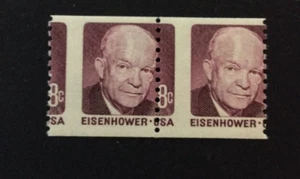 BroadviewStamps USA Freakshow sale! MH NH VF misperf pair. - Bild 1 von 2