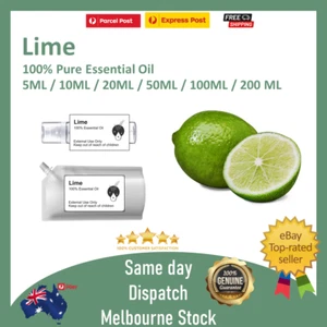 100% Pure Essential Oil Lime 5 ml 10 ml 50 ml 100 ml 200ml - Picture 1 of 6
